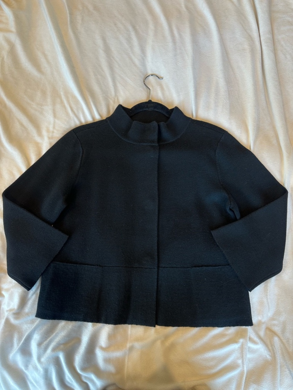 New York & Company Black Knit Lady Jacket